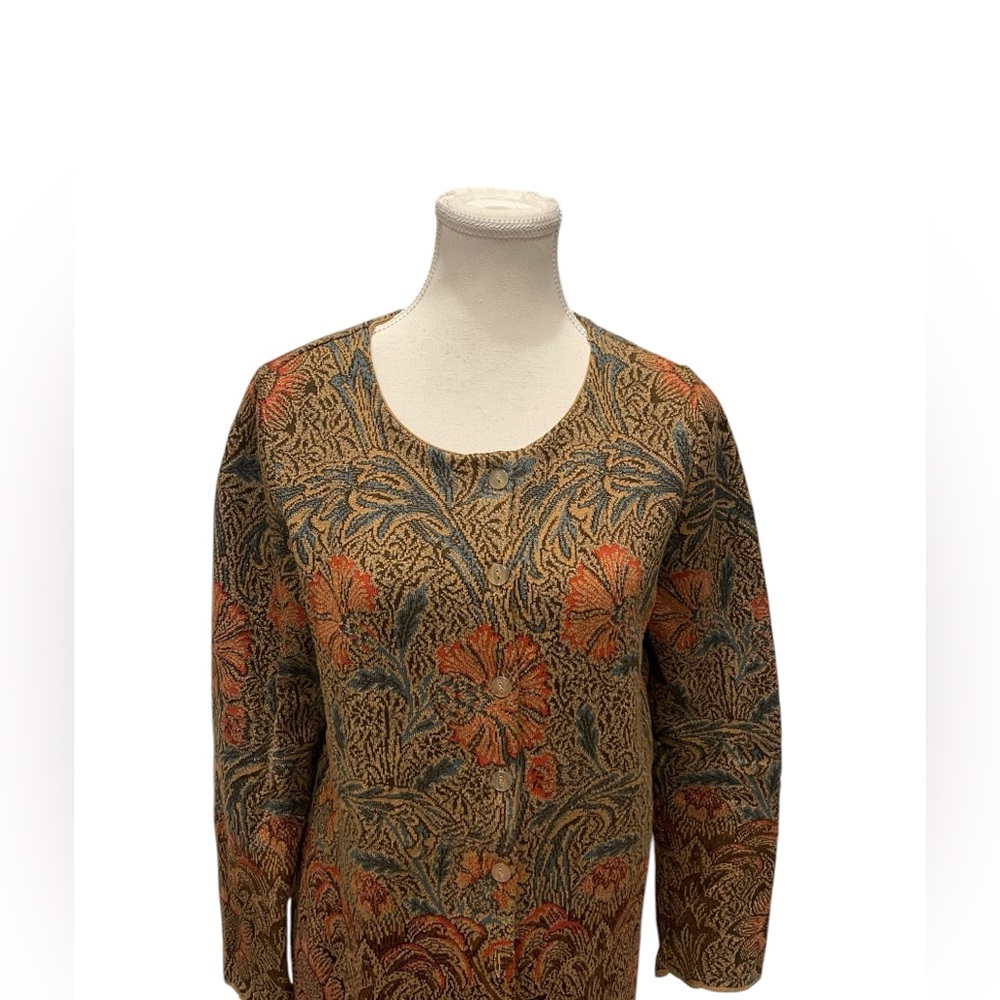 Peruvian Connection Multi Color Brown Tapestry Pr… - image 2